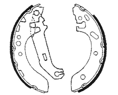 Brake Shoe Set, Image 2