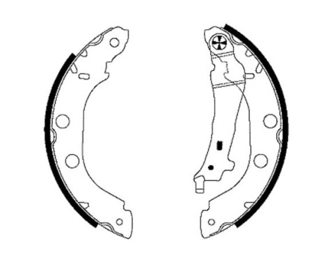 Brake Shoe Set, Image 2