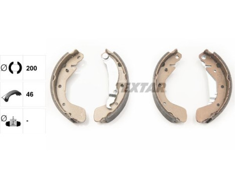 Brake shoe set