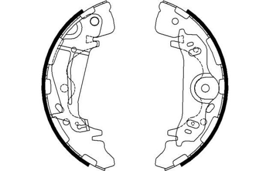 Brake Shoe Set, Image 2