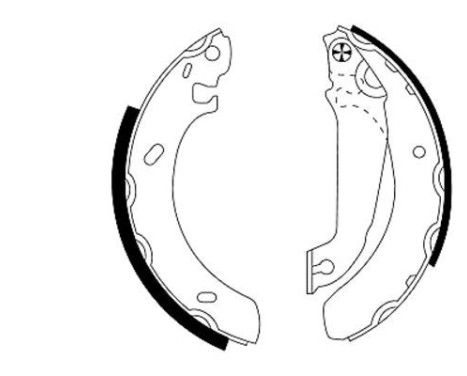 Brake Shoe Set, Image 2
