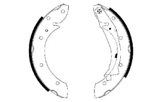Brake Shoe Set, Image 2