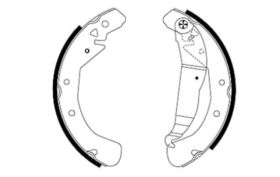 Brake Shoe Set, Image 2