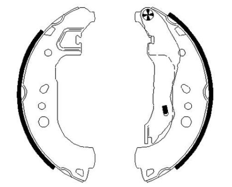 Brake Shoe Set, Image 2