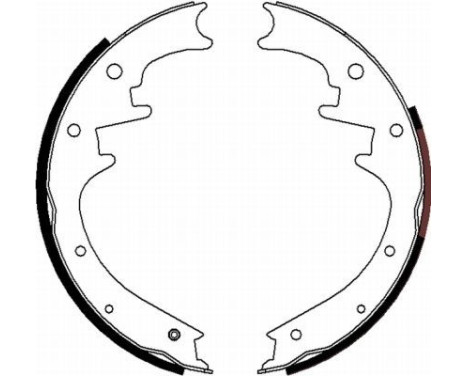 Brake Shoe Set, Image 2