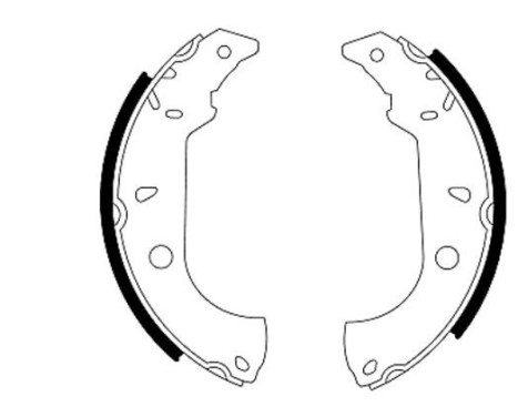 Brake Shoe Set, Image 2