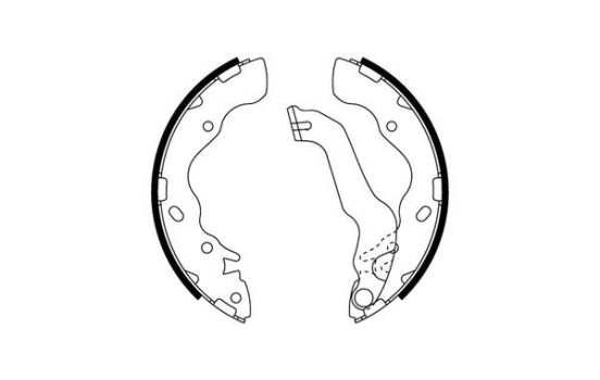 Brake Shoe Set, Image 2