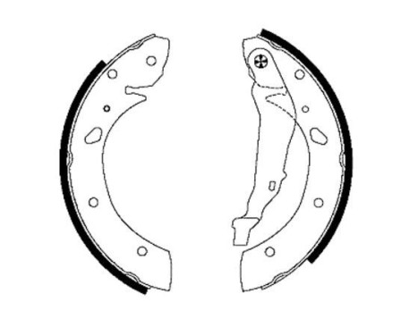 Brake Shoe Set, Image 2