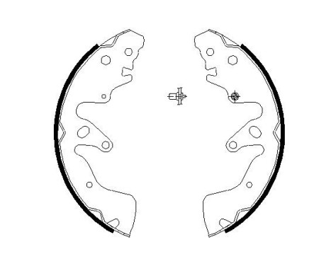 Brake Shoe Set, Image 2