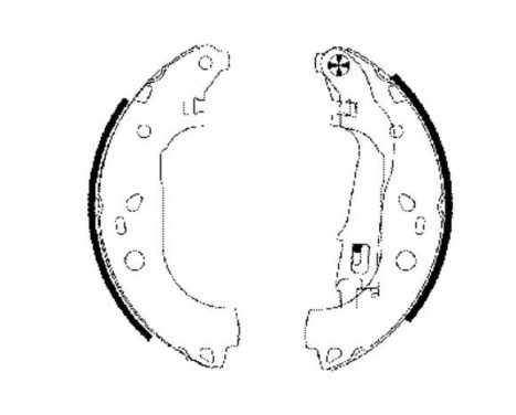 Brake Shoe Set, Image 2