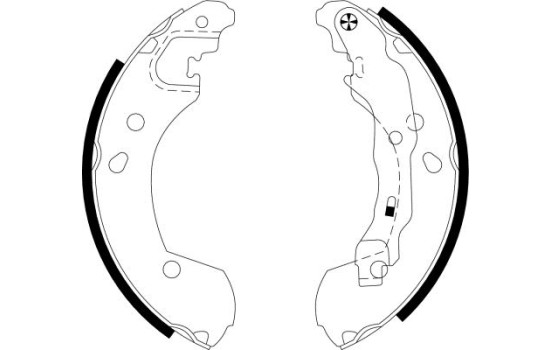Brake Shoe Set, Image 2