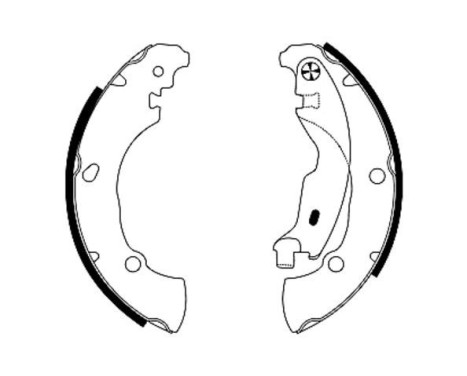 Brake Shoe Set, Image 2