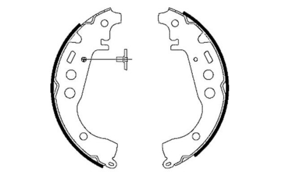 Brake Shoe Set, Image 2