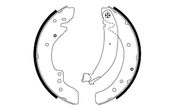 Brake Shoe Set, Image 2