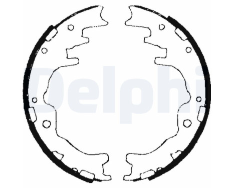 Brake shoe set