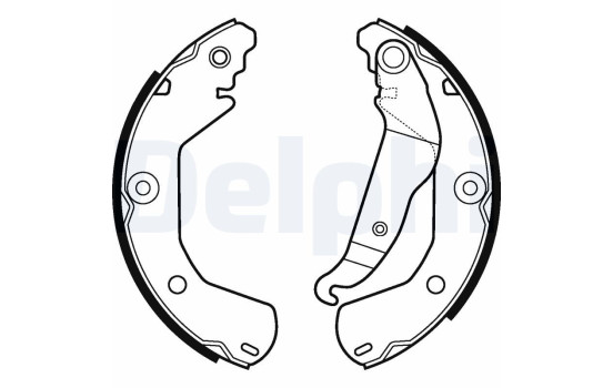 Brake shoe set