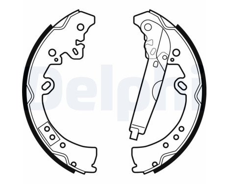 Brake shoe set