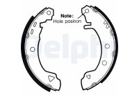Brake shoe set