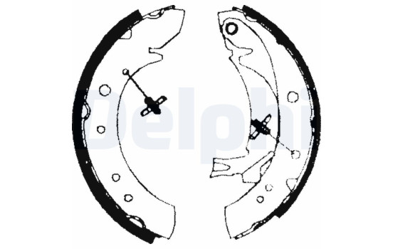 Brake shoe set