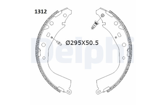 Brake shoe set