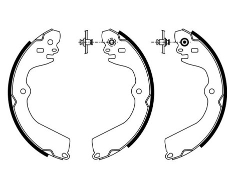 Brake Shoe Set, Image 5