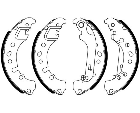 Brake Shoe Set, Image 2