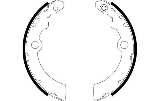 Brake shoe set