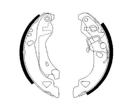 Brake Shoe Set, Image 5