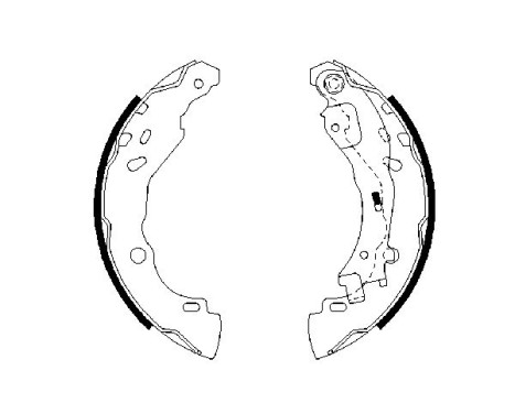 Brake Shoe Set, Image 5