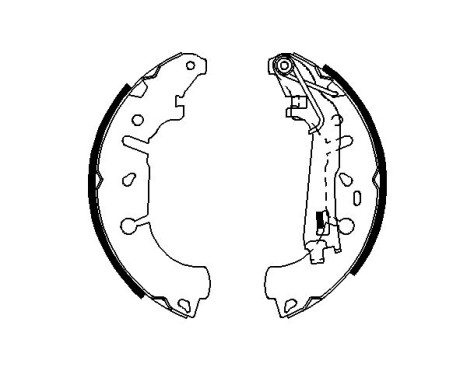 Brake Shoe Set, Image 5