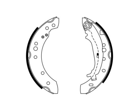 Brake Shoe Set, Image 5