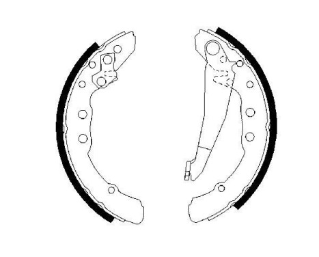 Brake Shoe Set, Image 5