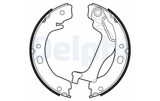 Brake shoe set
