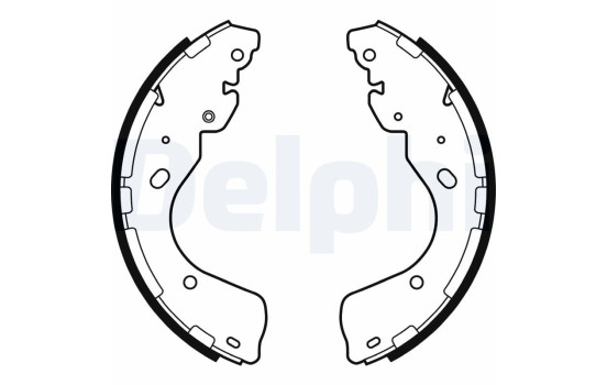 Brake shoe set