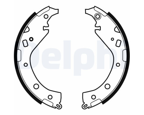 Brake shoe set