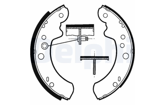 Brake shoe set