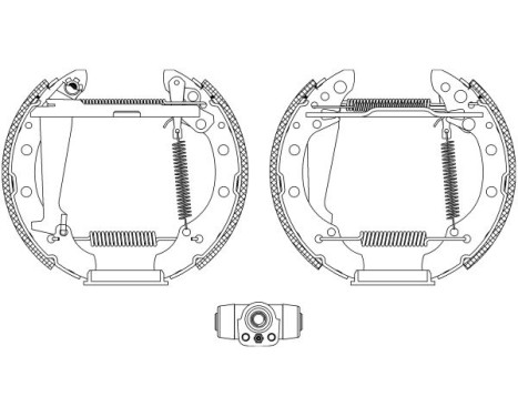 Brake shoe set