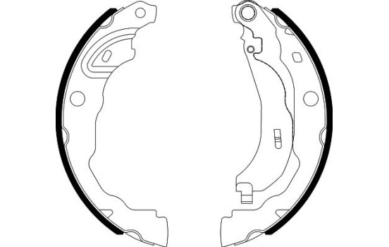 Brake shoe set