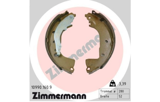 Brake shoe set