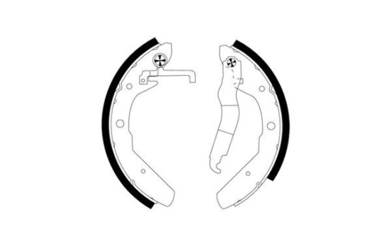 Brake shoe set