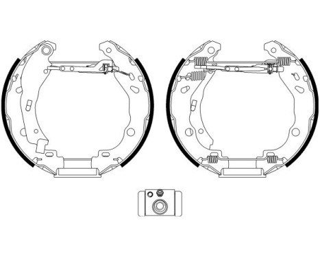 Brake shoe set