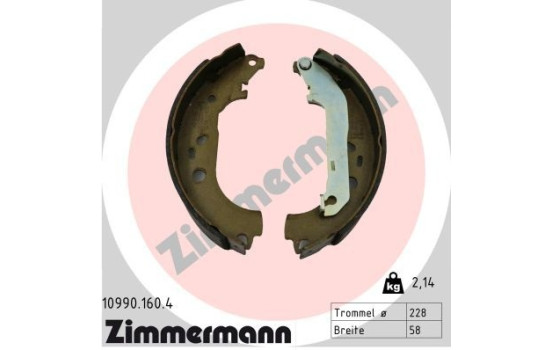 Brake shoe set