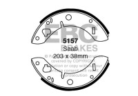 Brake shoe set