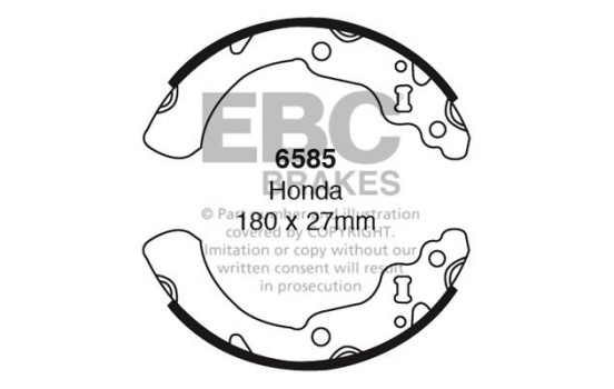 Brake shoe set