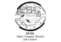 Brake shoe set