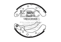 Brake shoe set