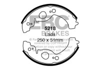 Brake shoe set