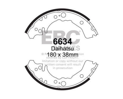 Brake shoe set