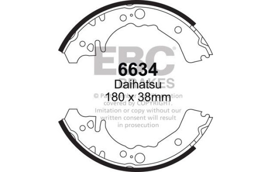 Brake shoe set