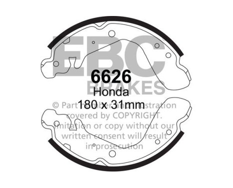 Brake shoe set
